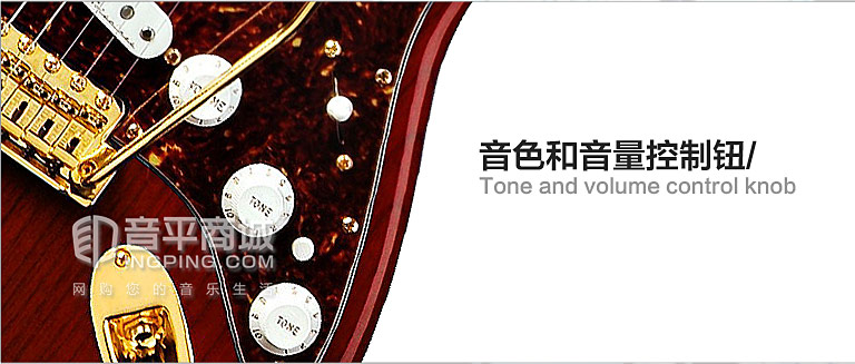 芬达(Fender) 电吉他品牌 013-3000-300 墨豪 21品玫瑰木指板 电吉他