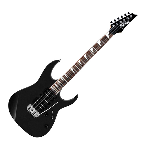 依班娜(Ibanez) GRG170DX 24品小双摇电吉他 2015新款 (午夜黑色)