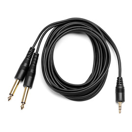 秋叶原(CHOSEAL) DS0002  双6.3mm单声道转3.5mm立体声 线材 3米
