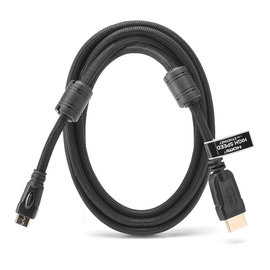 秋叶原(CHOSEAL) Q691  mini HDMI  转 HDMI 小转大高清线2M