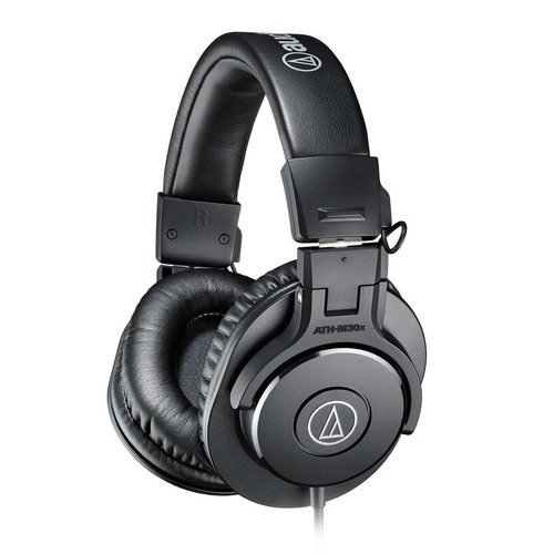 铁三角(Audio-technica) ATH-M30x录音室头戴式监听耳机