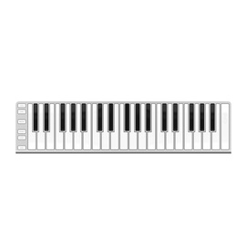 CME Xkey 37 37键usb MIDI音乐超薄键盘 带触后 带midi输出 支持Ipad Iphone