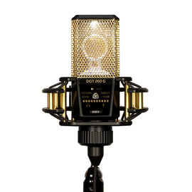 莱维特(LEWITT) DGT260 自带声卡直播K歌录音电容麦克风 (金色)