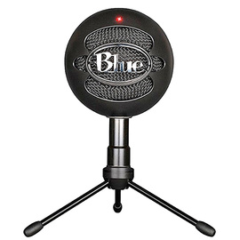 Blue snowball-ice专业电容话筒麦克风 K歌录音直播 USB直插麦克风 (黑色)