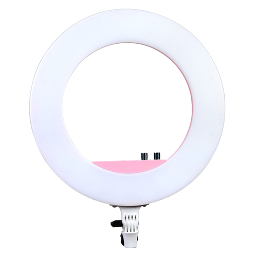 南冠 CN-R480C 48W LED环形灯手机自拍照相摄影灯主播直播 (粉色)