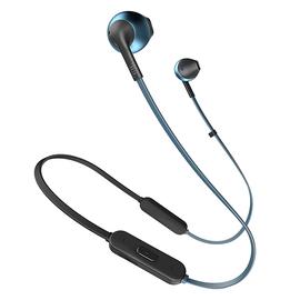 JBL T205 BT入耳式无线蓝牙耳机耳麦 运动跑步手机音乐耳塞带线控 (蓝色)