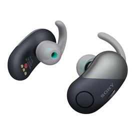 索尼(SONY) WF-SP700N 【热巴代言】真无线蓝牙降噪耳机 运动跑步防水迷你入耳式耳塞 (黑色)