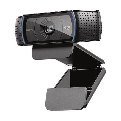 罗技(Logitech) C920 PRO 1080P全高清网络主播摄像头 高清美颜 淘宝直播设备