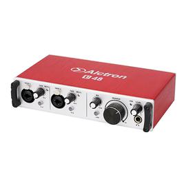 爱克创(Alctron) U48 主播直播录音USB外置声卡 电脑K歌录音主持