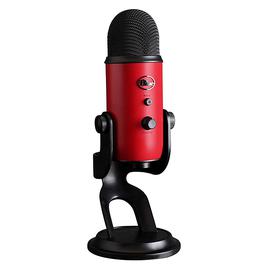 Blue Yeti 雪怪专业电容话筒麦克风K歌录音直播USB直插麦克风 (波尔多红)