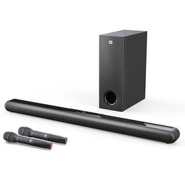 JBL KTV350家庭影院KTV音箱 影音K歌一体蓝牙音响全套 （长条回音壁+无线低音炮+两只无线麦克风）