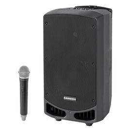 山逊(SAMSON) XP310W 10寸便携式蓝牙有源拉杆音箱 舞台演出会议乐队排练广场舞多功能音响 （配无线手持麦）