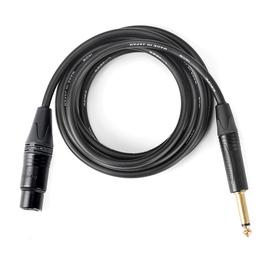 佳耐美(Canare) DS0005 单声道6.3插头转母卡侬 麦克风录音线（2米）