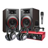 福克斯特 Scarlett 18i8三代声卡搭配AKG C3000 麦克风 录音套装