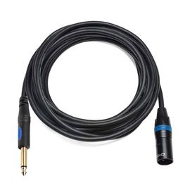 秋叶原(CHOSEAL) Q387 6.3大二芯转公卡农音频线   5米