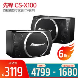 先锋(Pioneer) CS-X100 旗舰级10寸家庭KTV音响家用专业卡拉OK音箱 卡包音箱（一对装）