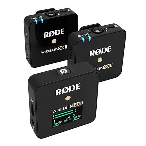 罗德(RODE) Wireless GO II 二代 一拖二领夹录音无线麦克风迷你小蜜蜂（黑色）