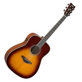 雅马哈(YAMAHA) FG-TA 41寸加振单板电箱吉他 (棕色渐变)