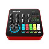 得胜(TAKSTAR) MX1 PRO 调音台式USB直播K歌声卡 电脑手机通用