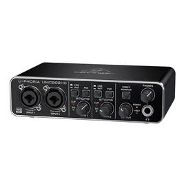 百灵达(BEHRINGER) UMC202HD  专业录音USB外置声卡 录音直播K歌音频接口