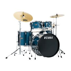 TAMA 帝王之星IE52KH6 专业演奏爵士架子鼓 5鼓3镲 (拉丝蓝)