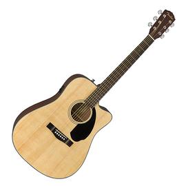芬达(Fender) CD-60SCE Dread 41寸单板缺角电箱吉他 (原木色)