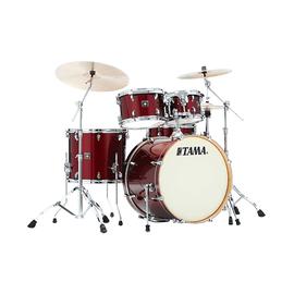 TAMA 超级星CK52KRS 专业练习演奏架子鼓  5鼓不带镲片 (深红色)
