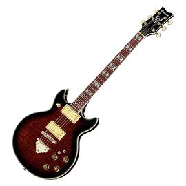 依班娜(Ibanez) AR325QA 爵士复古专业电吉他（深棕色渐变）