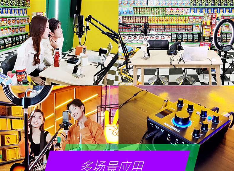 胜(TAKSTAR) MX630 便捷式网络直播专业声卡 手机直播网络k歌主播声卡
