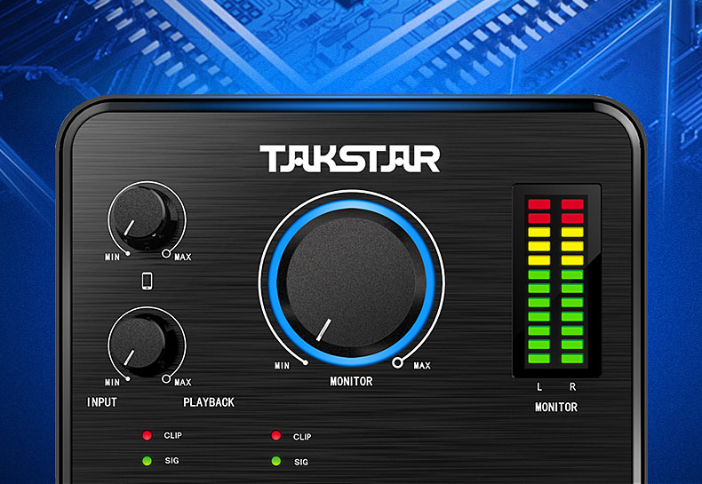 胜(TAKSTAR) MX630 便捷式网络直播专业声卡 手机直播网络k歌主播声卡