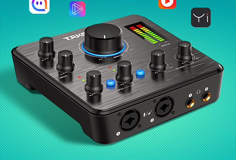 胜(TAKSTAR) MX630 便捷式网络直播专业声卡 手机直播网络k歌主播声卡