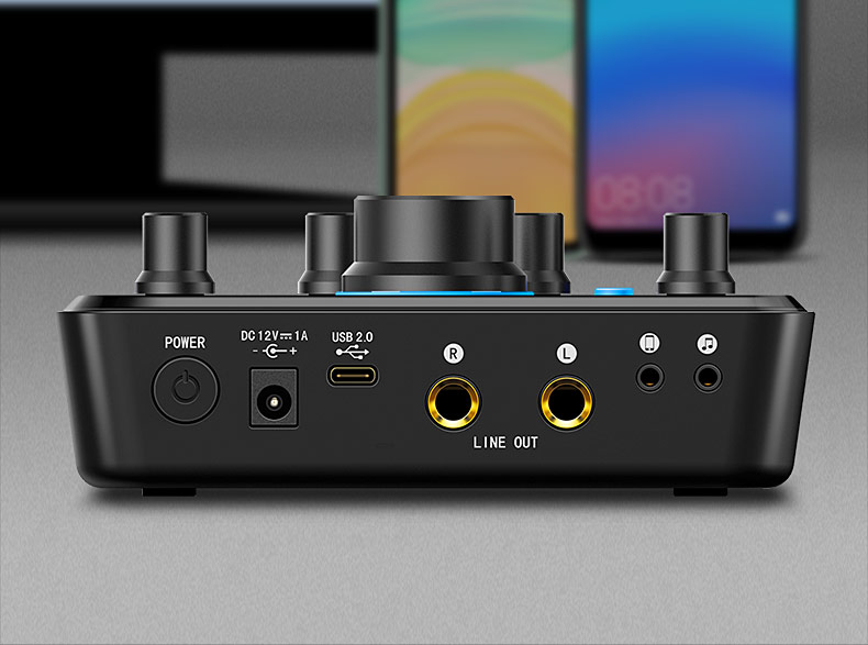 胜(TAKSTAR) MX630 便捷式网络直播专业声卡 手机直播网络k歌主播声卡
