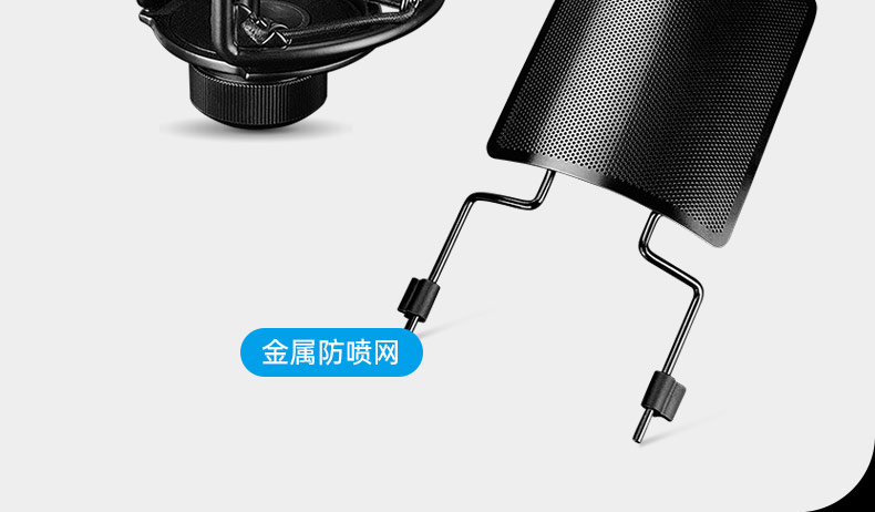 得胜(TAKSTAR) PC-K750 电容式录音麦克风 直播K歌录音麦克风