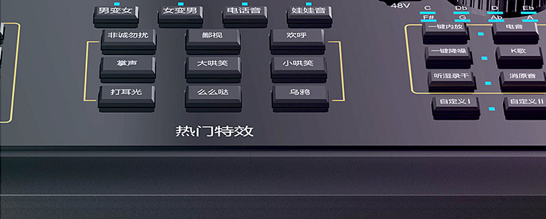 森然(seeknature) ST60 手机直播声卡专用麦克风电脑唱歌网红k歌专用声卡