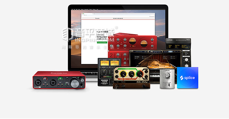 富克斯特(Focusrite) Scarlett 2i2 三代 USB TYPE-C-C外置专业录音声卡 升级版