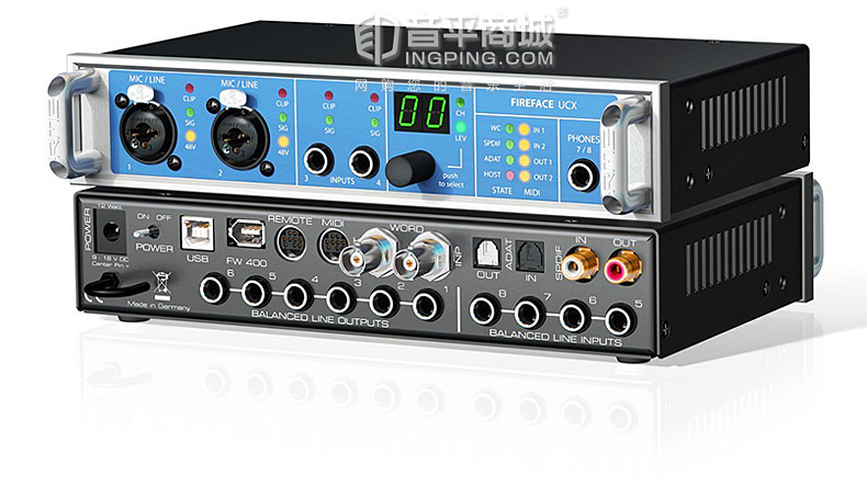 RME 德国进口 Fireface UCX 电脑专业录音K歌声卡