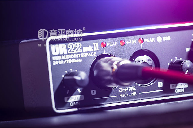 雅马哈(steinberg) UR22 MK II 二代 专业录音外置USB声卡